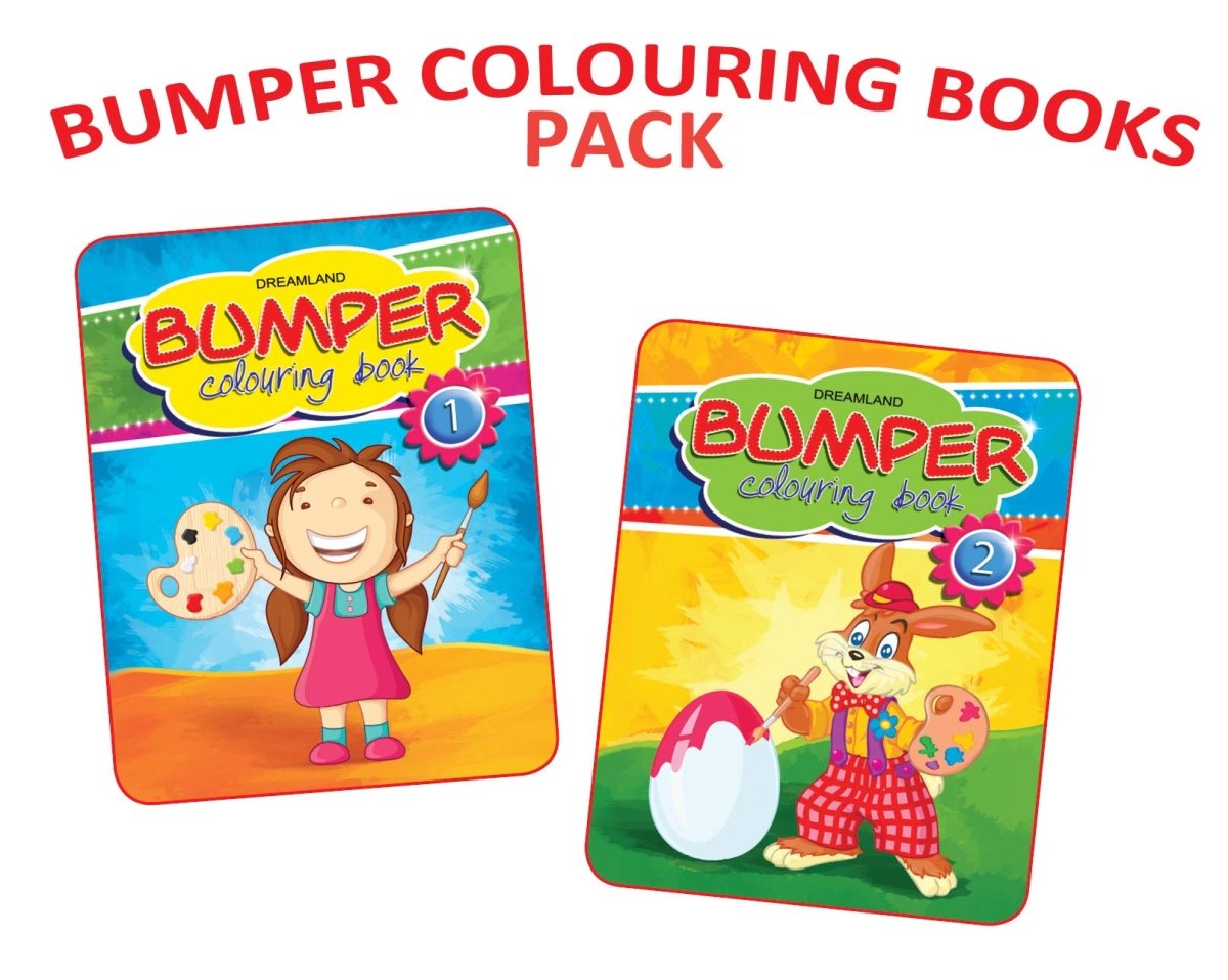 Dreamland Publications Bumper Coloring Books Pack 1 (2 Titles) - 9789350894101