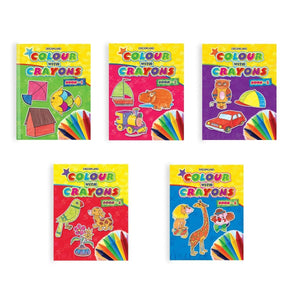 Dreamland Publications Colour With Crayons- 1 to 5 (Pack) - 9789350892022