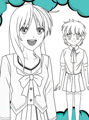 Dreamland Publications Colour Your Own Manga Book 4 With Free Manga Colouring Poster Age 4+ - 9789358062847