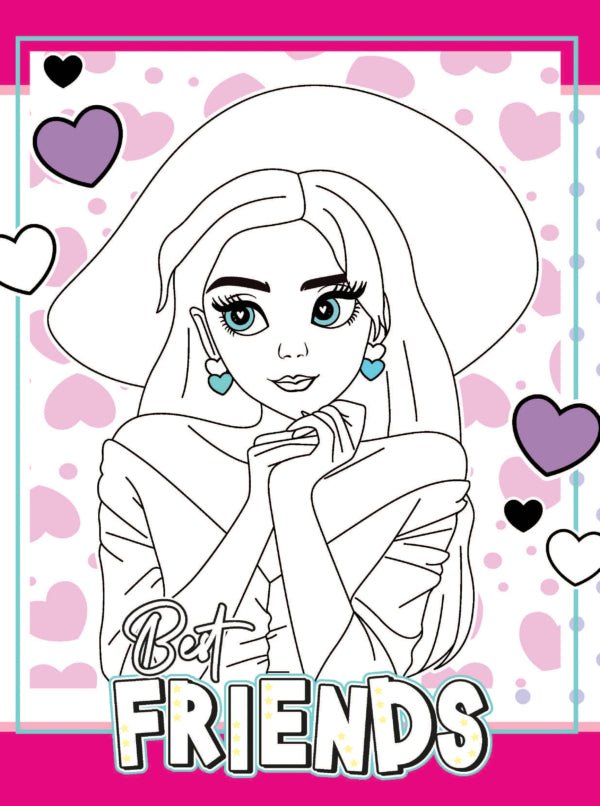 Dreamland Publications Colour Your Own Manga Book 4 With Free Manga Colouring Poster Age 4+ - 9789358062847