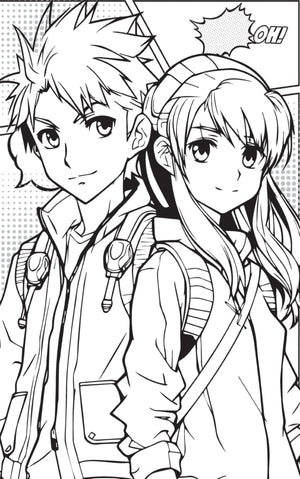 Dreamland Publications Colour Your Own Manga Book 4 With Free Manga Colouring Poster Age 4+ - 9789358062847