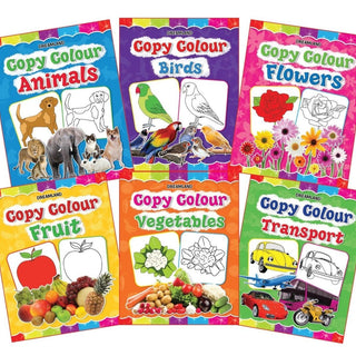 Dreamland Publications Copy Colour Book- 1 To 6 (Pack) - 9789350892015