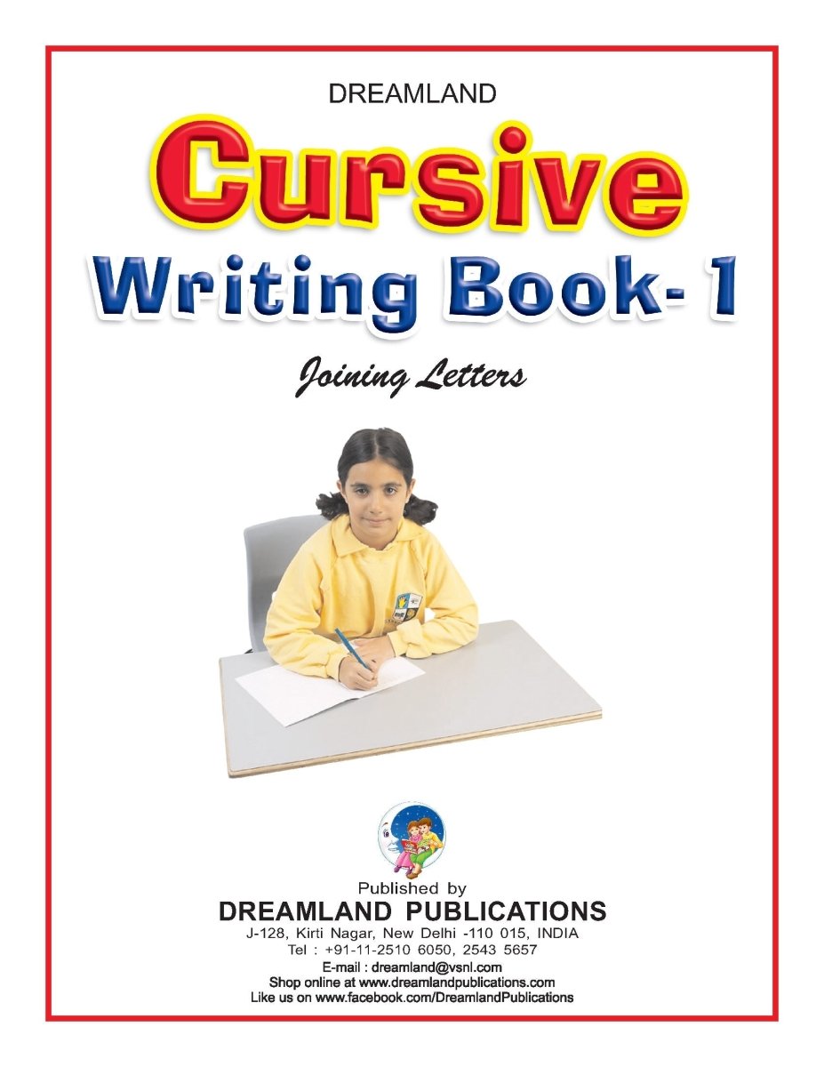 Dreamland Publications Cursive Writing Book (Joining Letters) Part 1 - 9781730127250