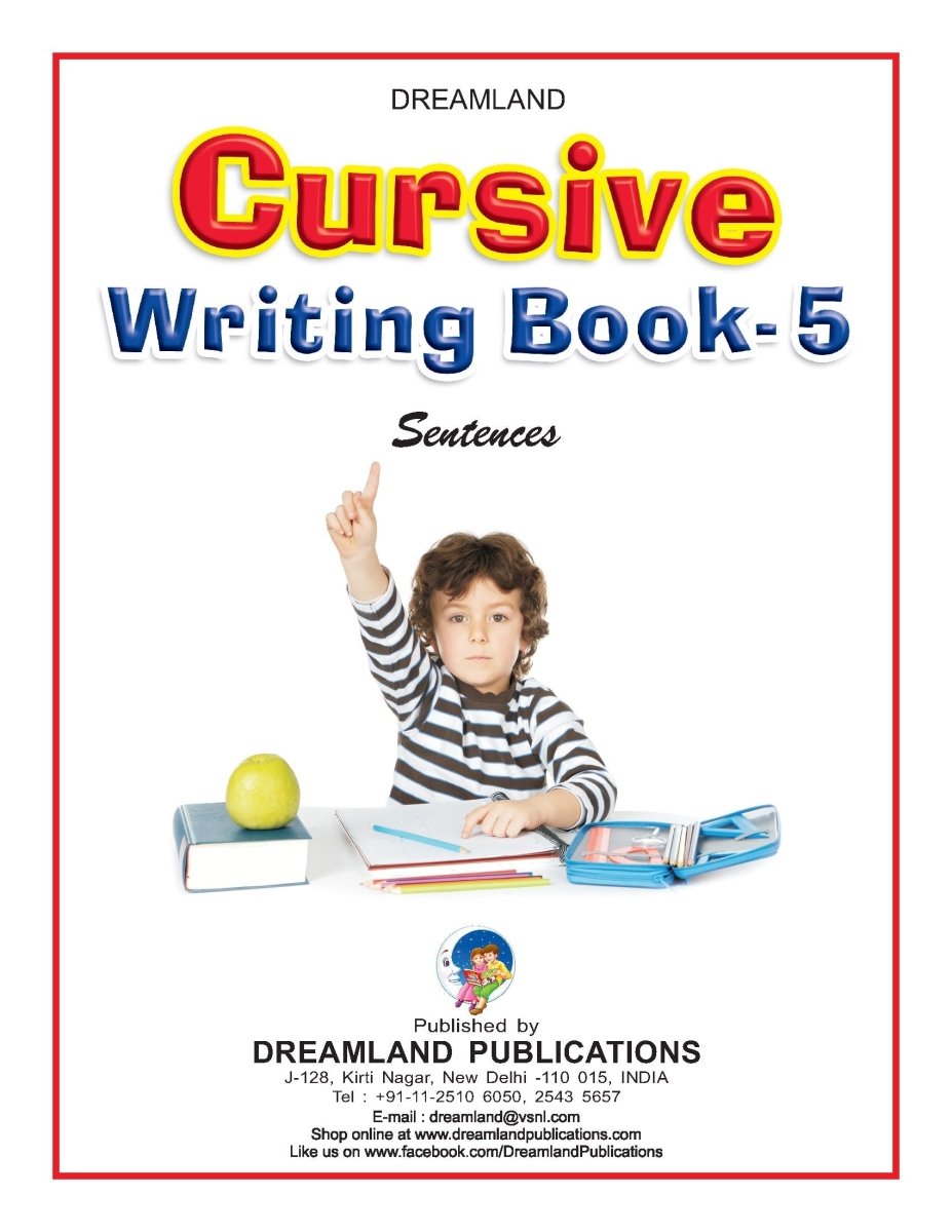 Dreamland Publications Cursive Writing Book (Sentences) Part 5 - 9781730127687