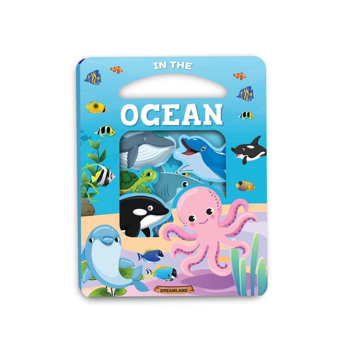 Dreamland Publications Die Cut Window Board Book- In The Ocean Picture Book - 9788196034887