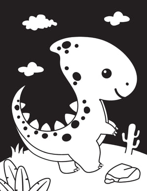 Dreamland Publications Dinosaur Neon Colour and Sticker Dots Book Over 500 Stickers - Kids Learning Books