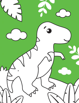 Dreamland Publications Dinosaur Neon Colour and Sticker Dots Book Over 500 Stickers - Kids Learning Books
