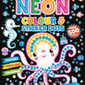 Dreamland Publications Dinosaur Neon Colour and Sticker Dots Book Over 500 Stickers - 9789358066029