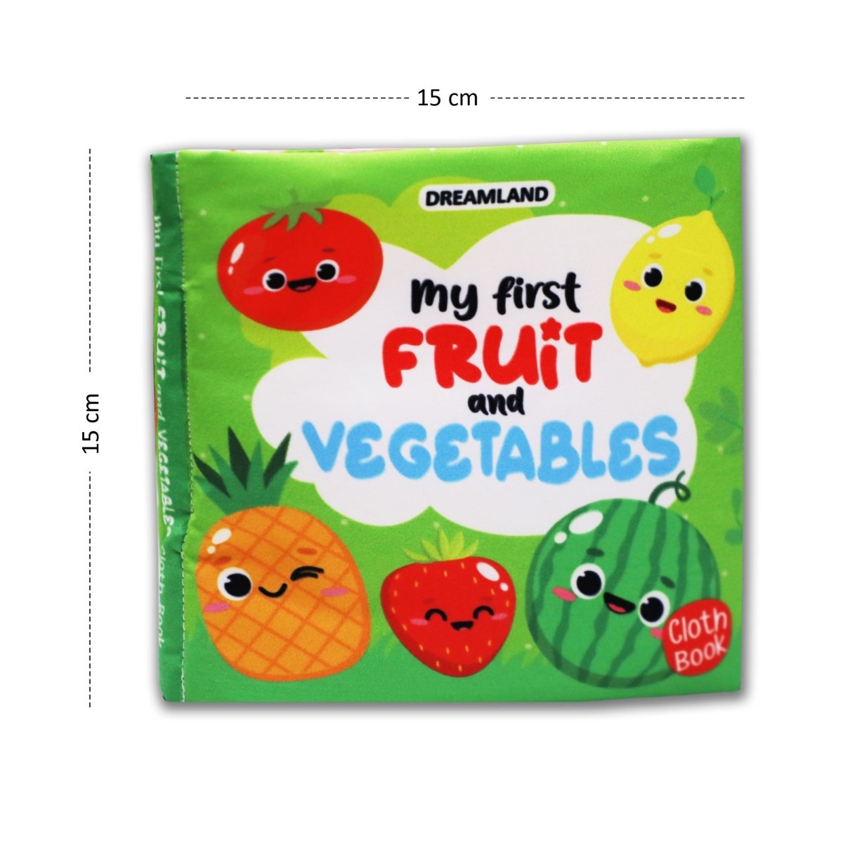 Dreamland Publications Dreamland Baby My First Cloth Book Fruit And Vegetables - 9789394767300