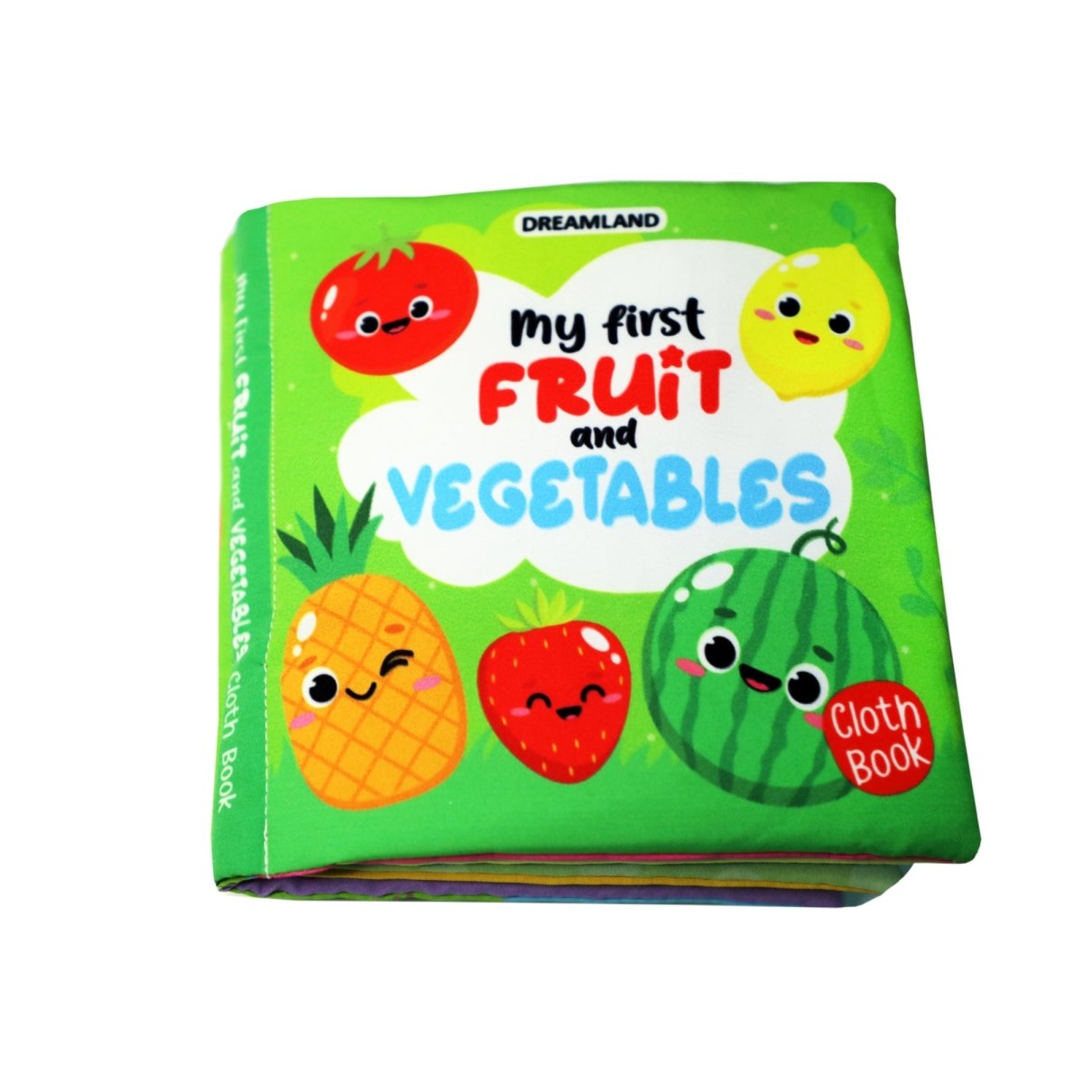 Dreamland Publications Dreamland Baby My First Cloth Book Fruit And Vegetables - 9789394767300