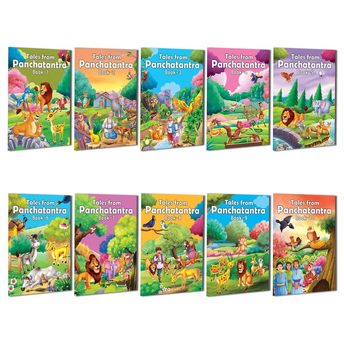 Dreamland Publications Dreamland Tales From Panchatantra (Pack of 10 Books) - 9789388416344