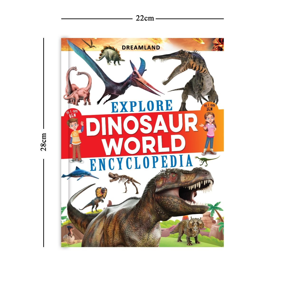 Dreamland Publications Explore Dinosaur World Encyclopedia - 9789395588348
