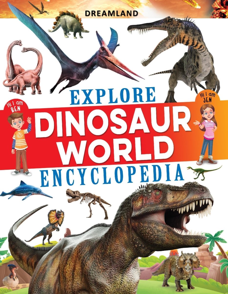 Dreamland Publications Explore Dinosaur World Encyclopedia - 9789395588348
