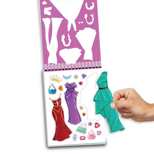 Dreamland Publications Fashion Sketch Activity Book - Sticker Book