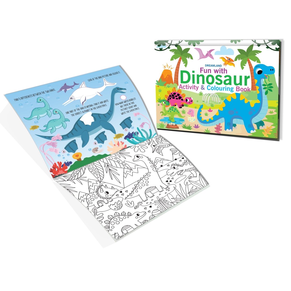 Dreamland Publications Fun With Activity & Colouring Books Pack- A Pack of 4 Books - 9789395588904