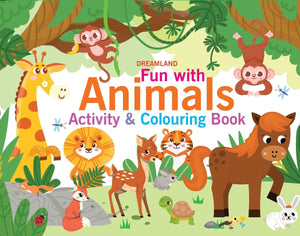 Dreamland Publications Fun with Animals Activity & Coloring - 9789394767881