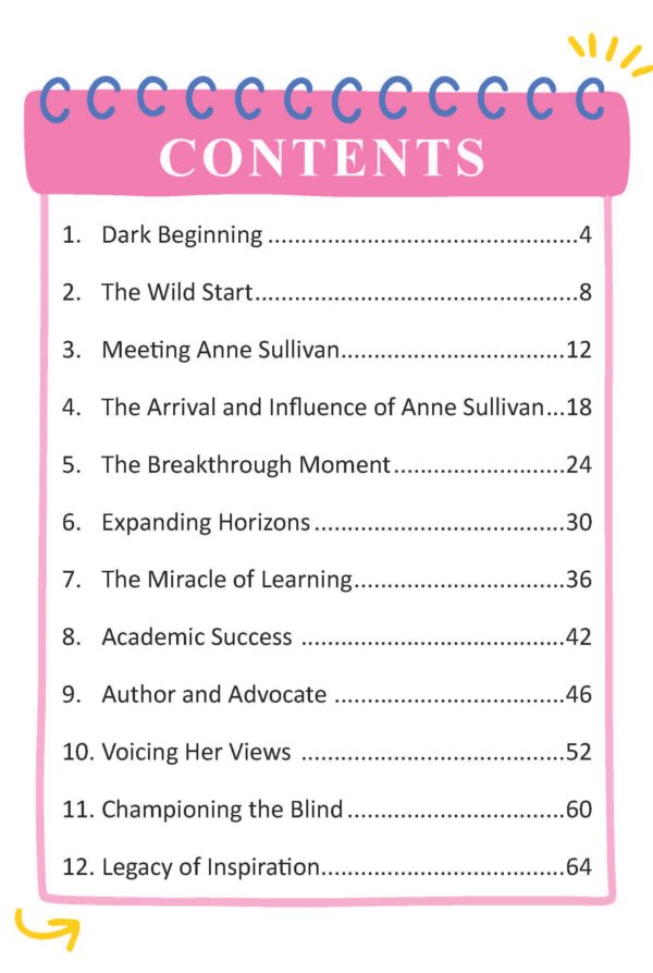 Dreamland Publications Helen Keller Icons of Inspiration Illustrated Biography for Kids - 9789358066548