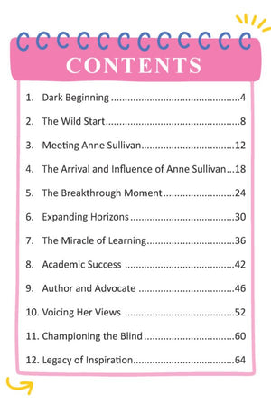 Dreamland Publications Helen Keller Icons of Inspiration Illustrated Biography for Kids - 9789358066548