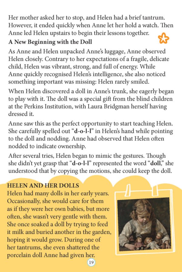 Dreamland Publications Helen Keller Icons of Inspiration Illustrated Biography for Kids - 9789358066548