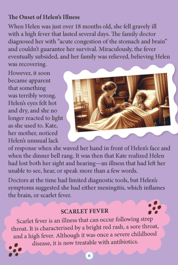 Dreamland Publications Helen Keller Icons of Inspiration Illustrated Biography for Kids - 9789358066548