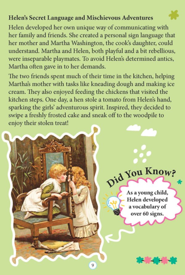 Dreamland Publications Helen Keller Icons of Inspiration Illustrated Biography for Kids - 9789358066548