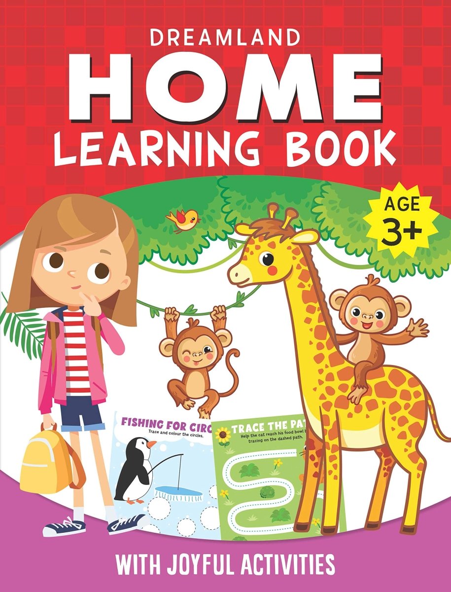 Dreamland Publications Home Learning Book With Joyful Activities - 3+ - 9789387177147