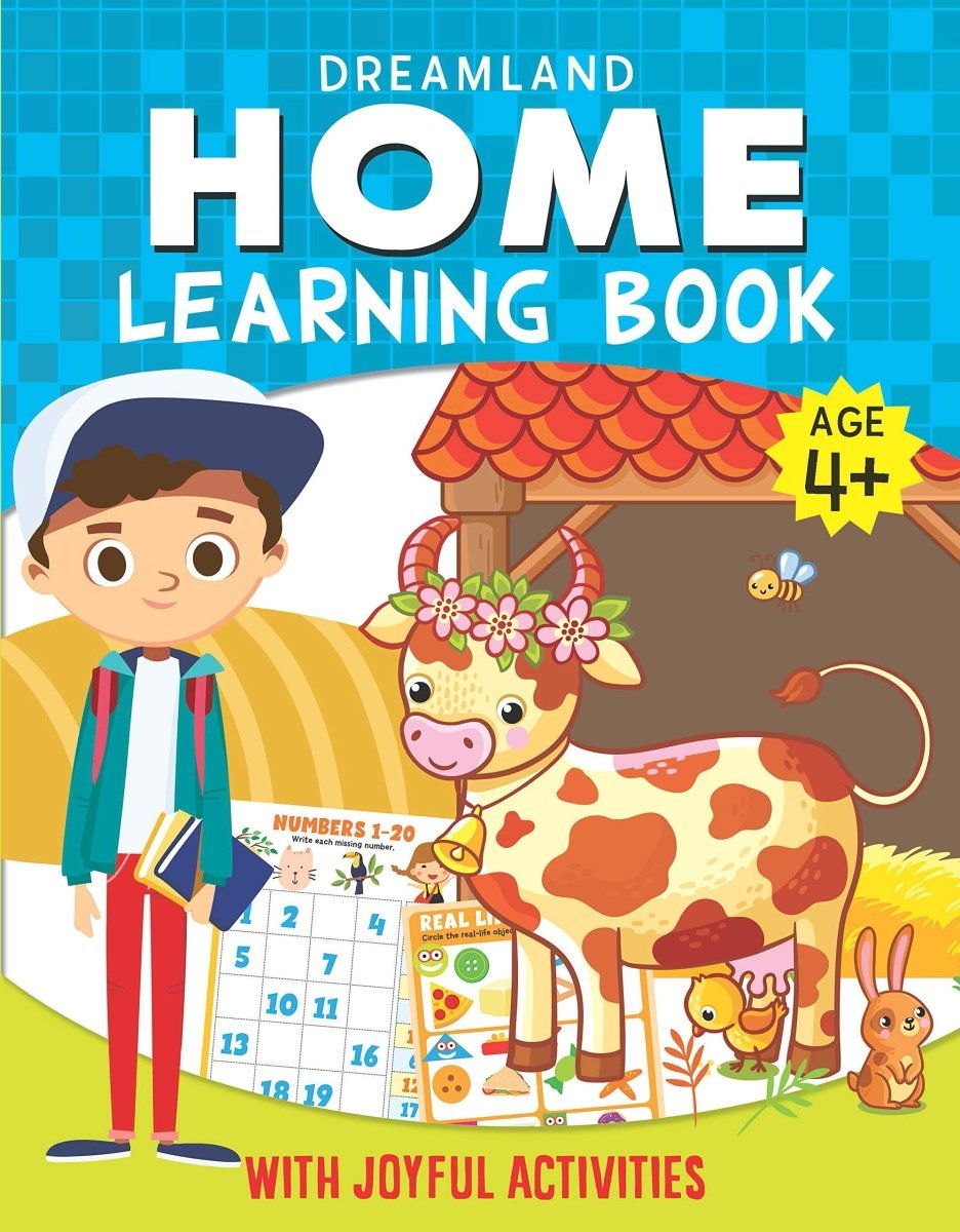 Dreamland Publications Home Learning Book With Joyful Activities - 4+ - 9789387177154