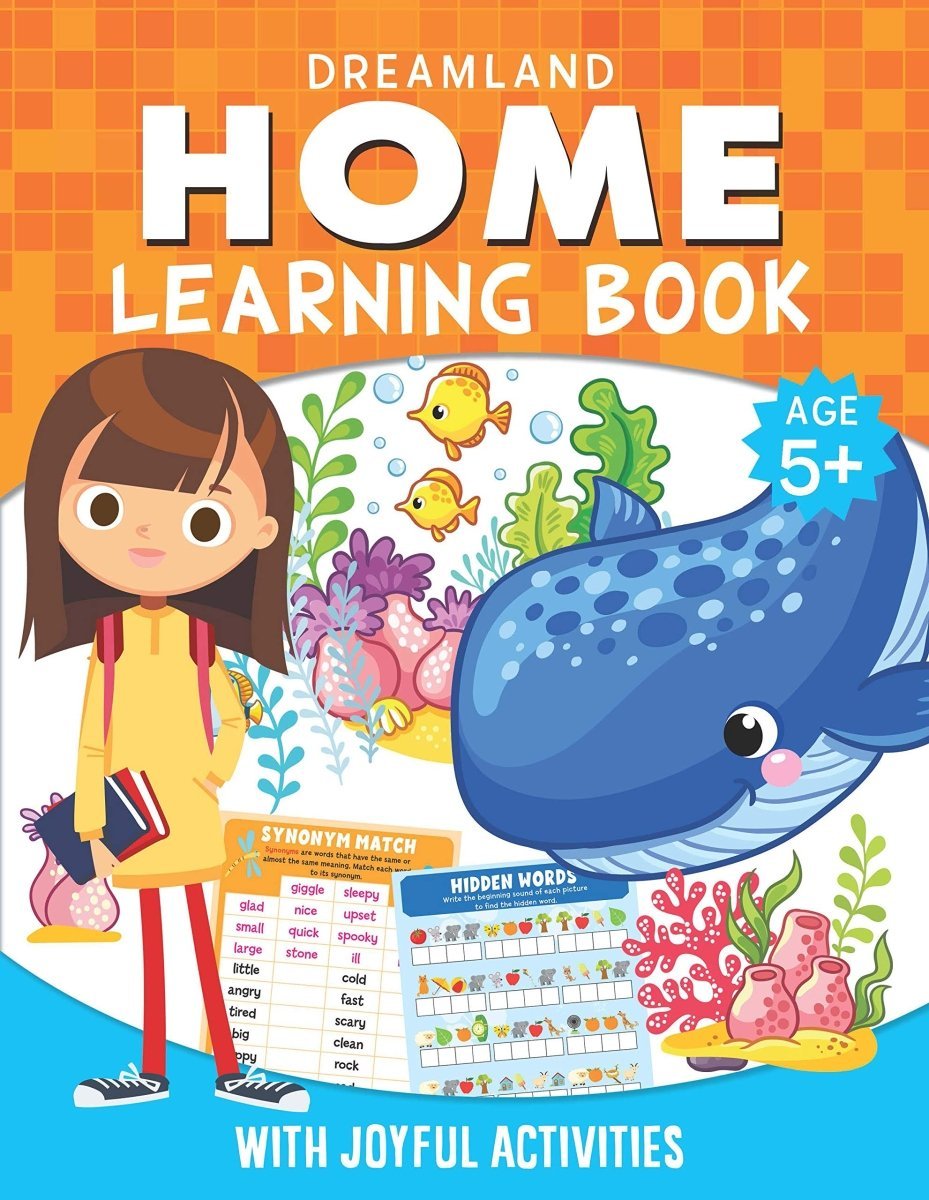 Dreamland Publications Home Learning Book With Joyful Activities - 5+ - 9789389281309