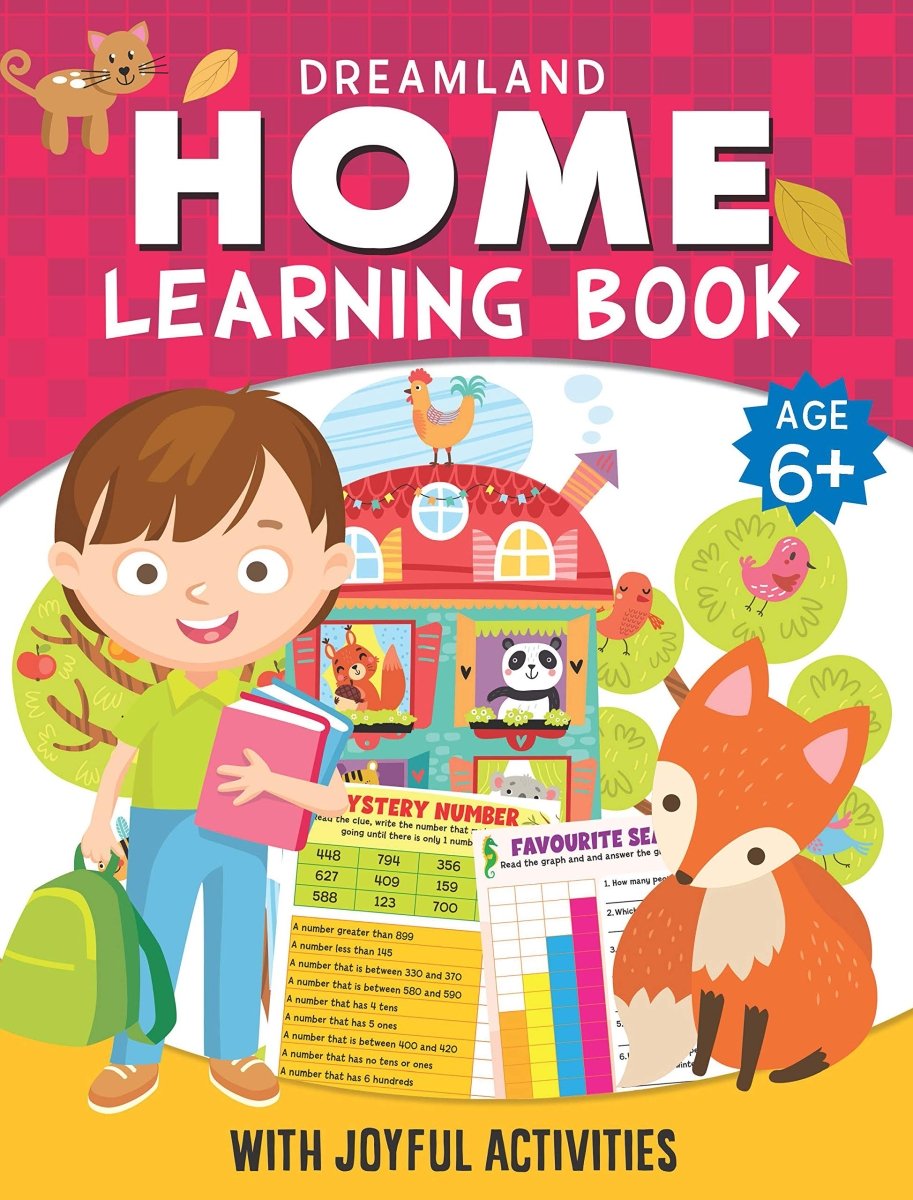 Dreamland Publications Home Learning Book With Joyful Activities - 6+ - 9789389281316