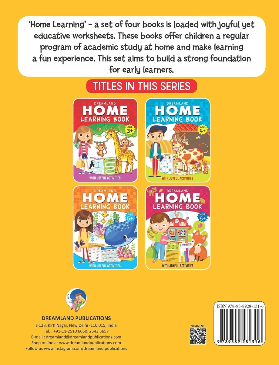 Dreamland Publications Home Learning Book With Joyful Activities - 6+ - 9789389281316