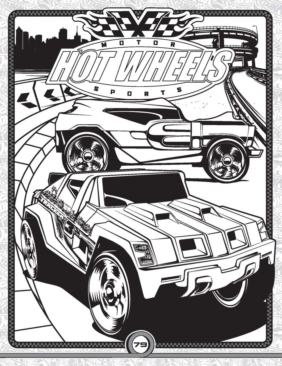 Dreamland Publications Hot Wheels Bumper Colouring & Puzzle Book - 9789394767683