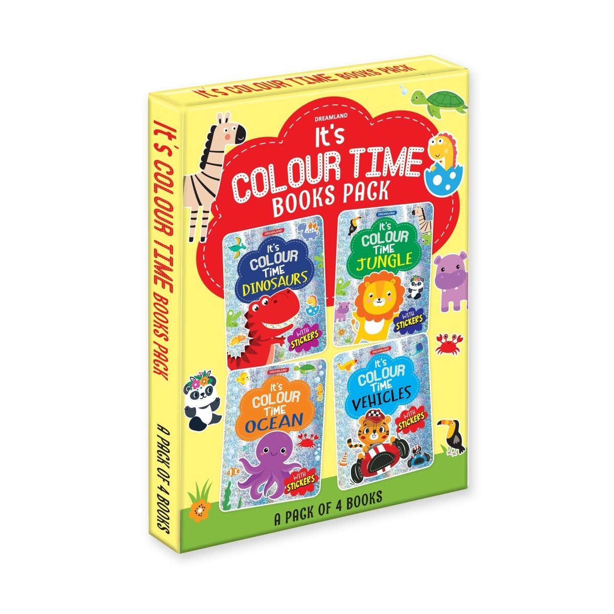 Dreamland Publications It's Colour Time Books Pack- A Pack of 4 Books - 9789395588898