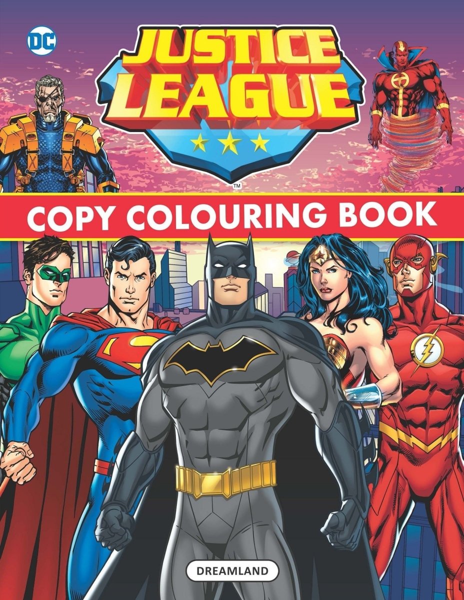 Dreamland Publications Justice League Copy Coloring Book 1 - 9789394767553