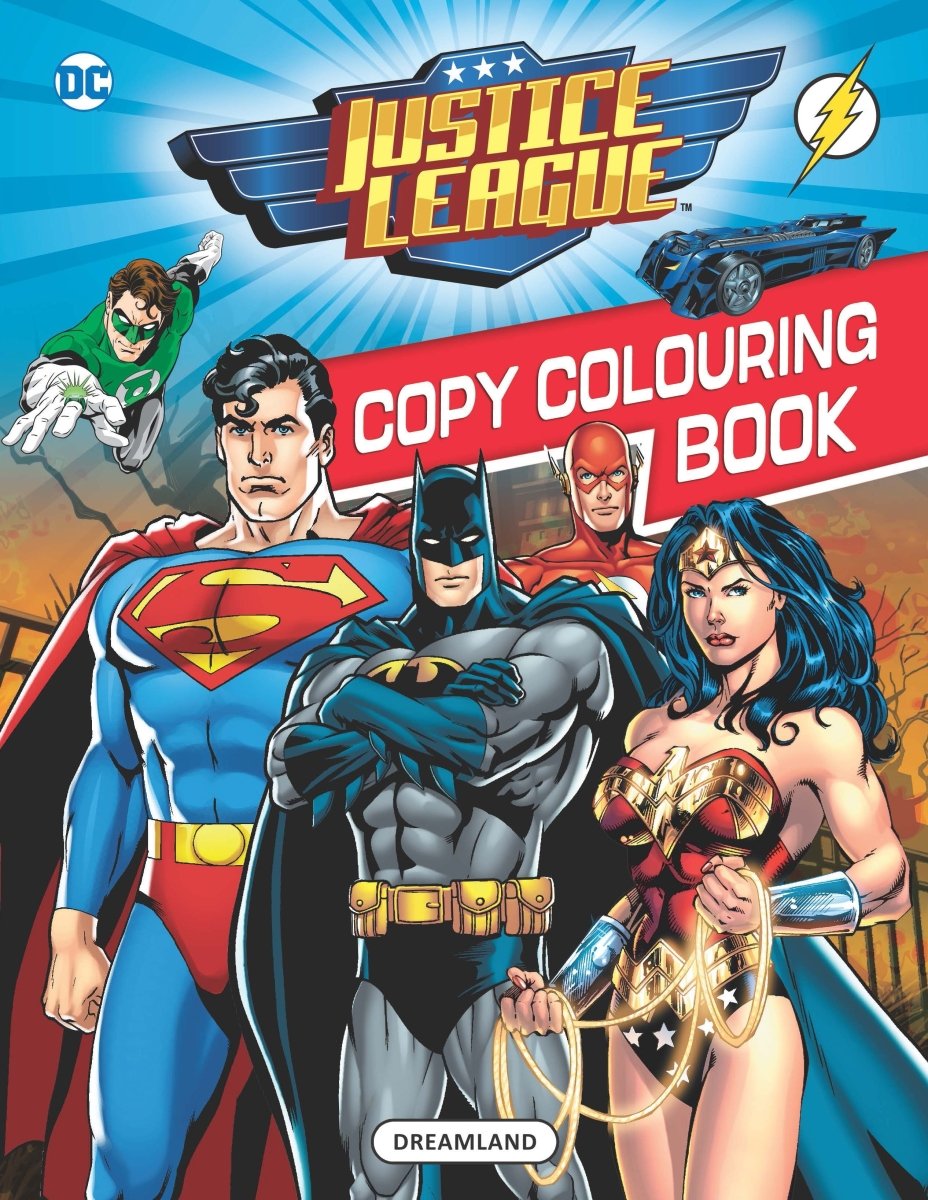 Dreamland Publications Justice League Copy Coloring Book - 9789394767393