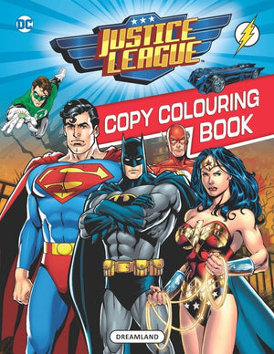 Dreamland Publications Justice League Copy Coloring Book - 9789394767393