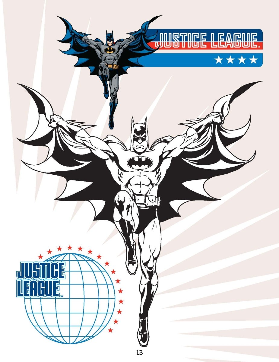 Dreamland Publications Justice League Copy Colouring Book - 9789394767508