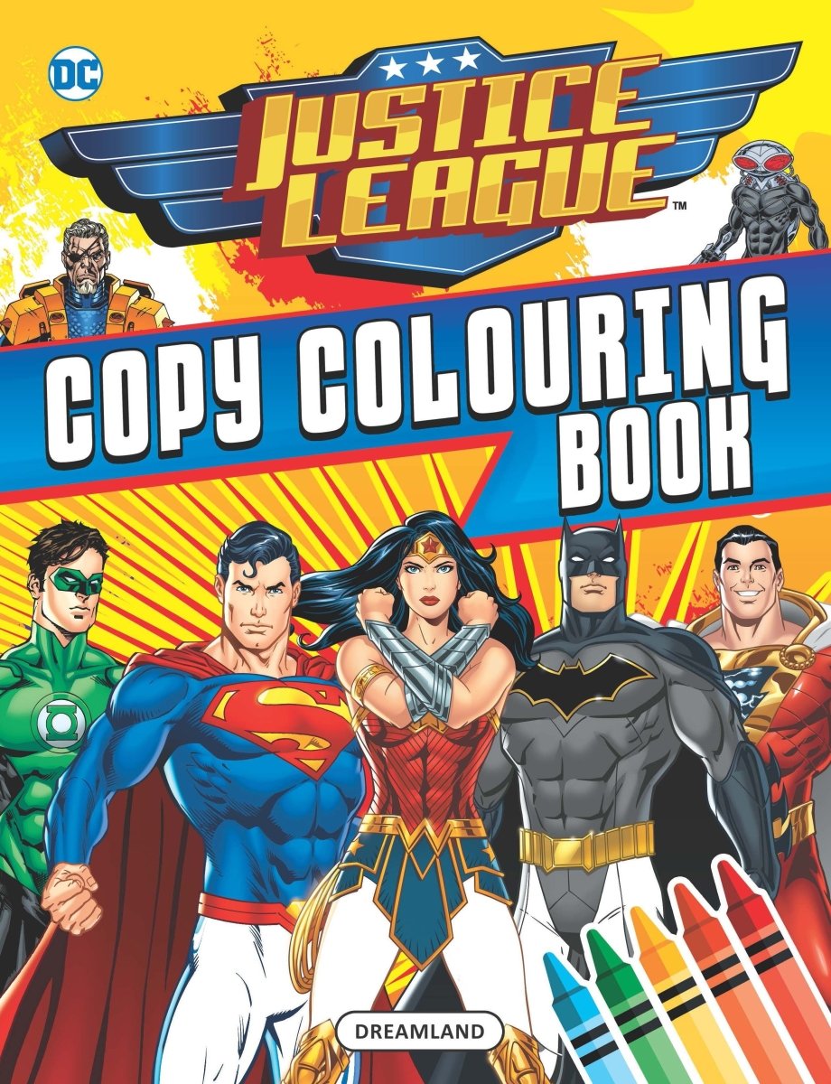 Dreamland Publications Justice League Copy Colouring Book - 9789394767508