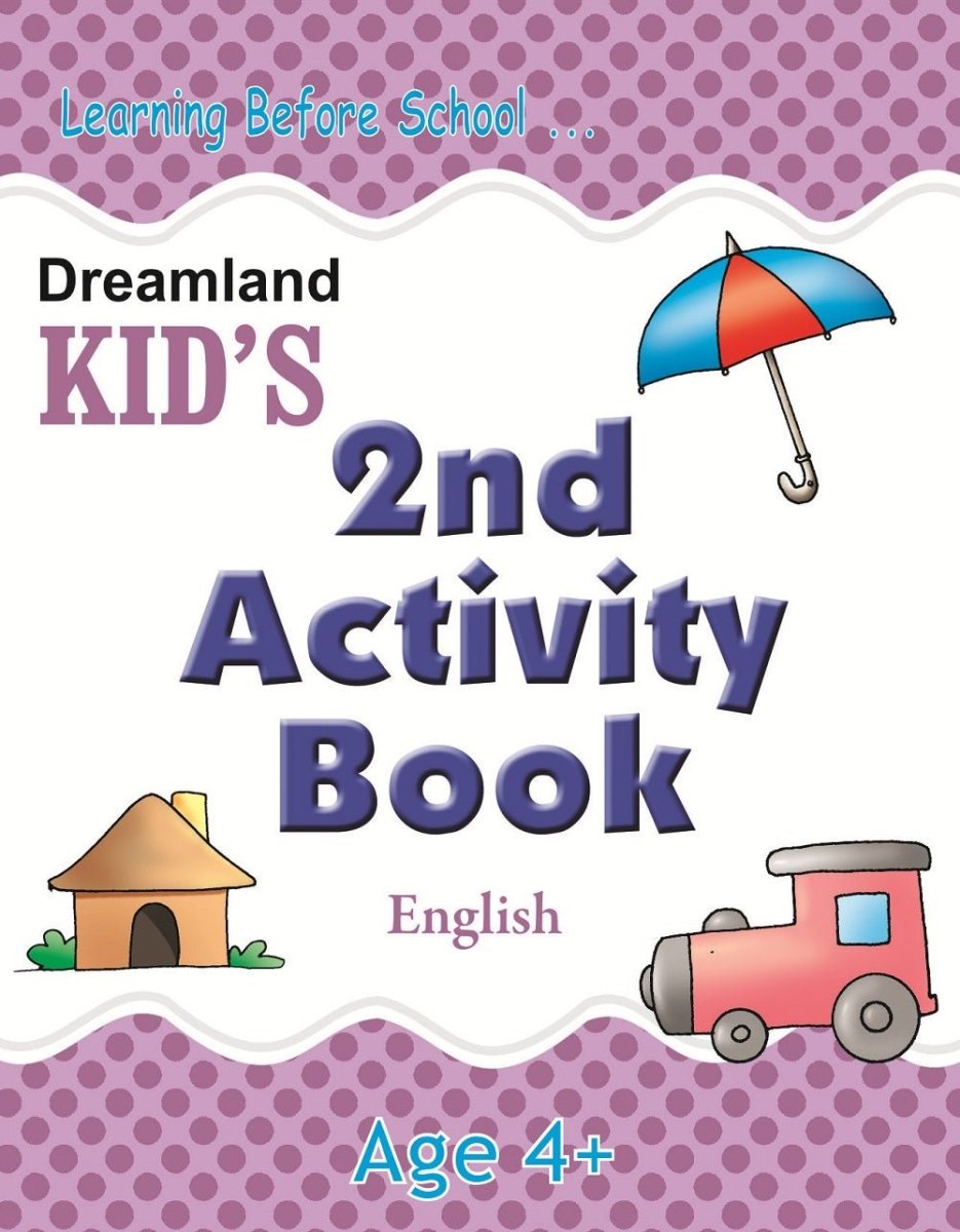 Dreamland Publications Kid's 2nd Activity Book- English - 9788184513707