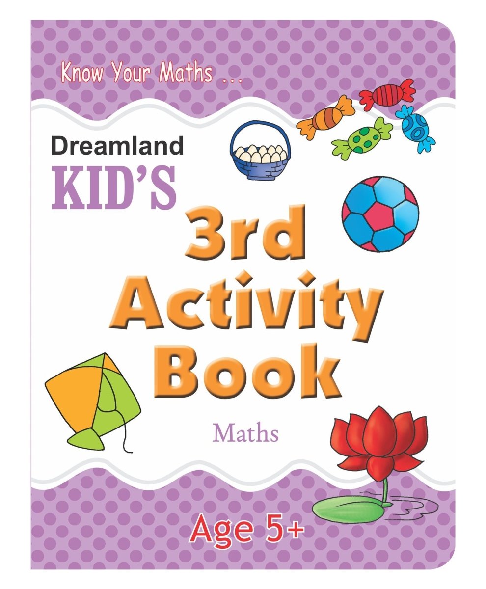 Dreamland Publications Kid's 3rd Activity Book- Maths - 9788184513783