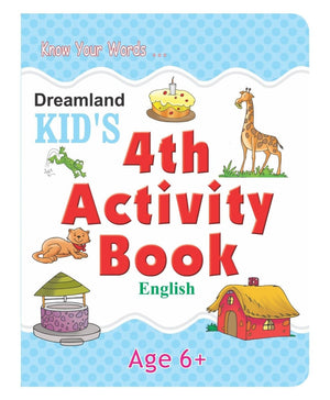 Dreamland Publications Kid's 4th Activity Book- English - 9788184516517