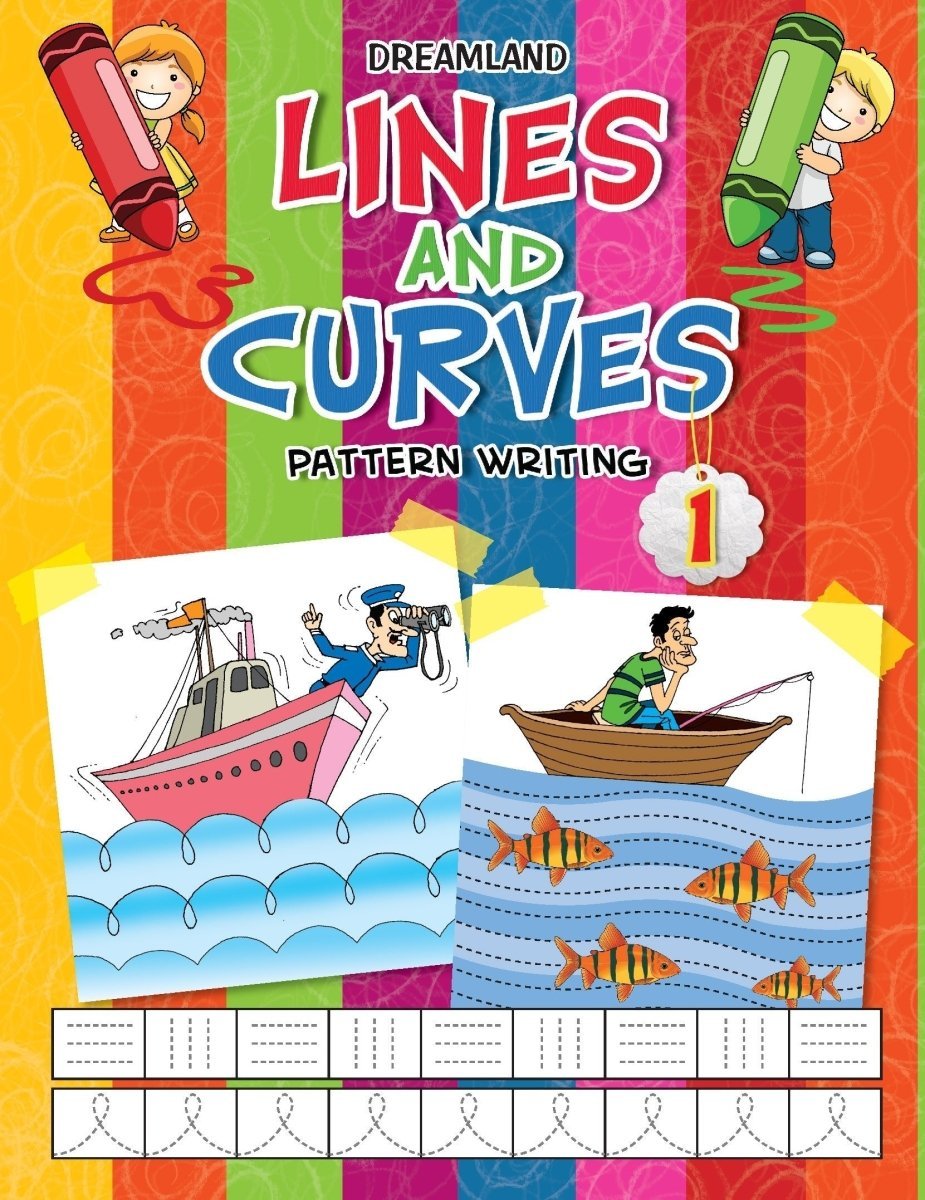 Dreamland Publications Lines And Curves (Pattern Writing) Part 1 - 9781730152283