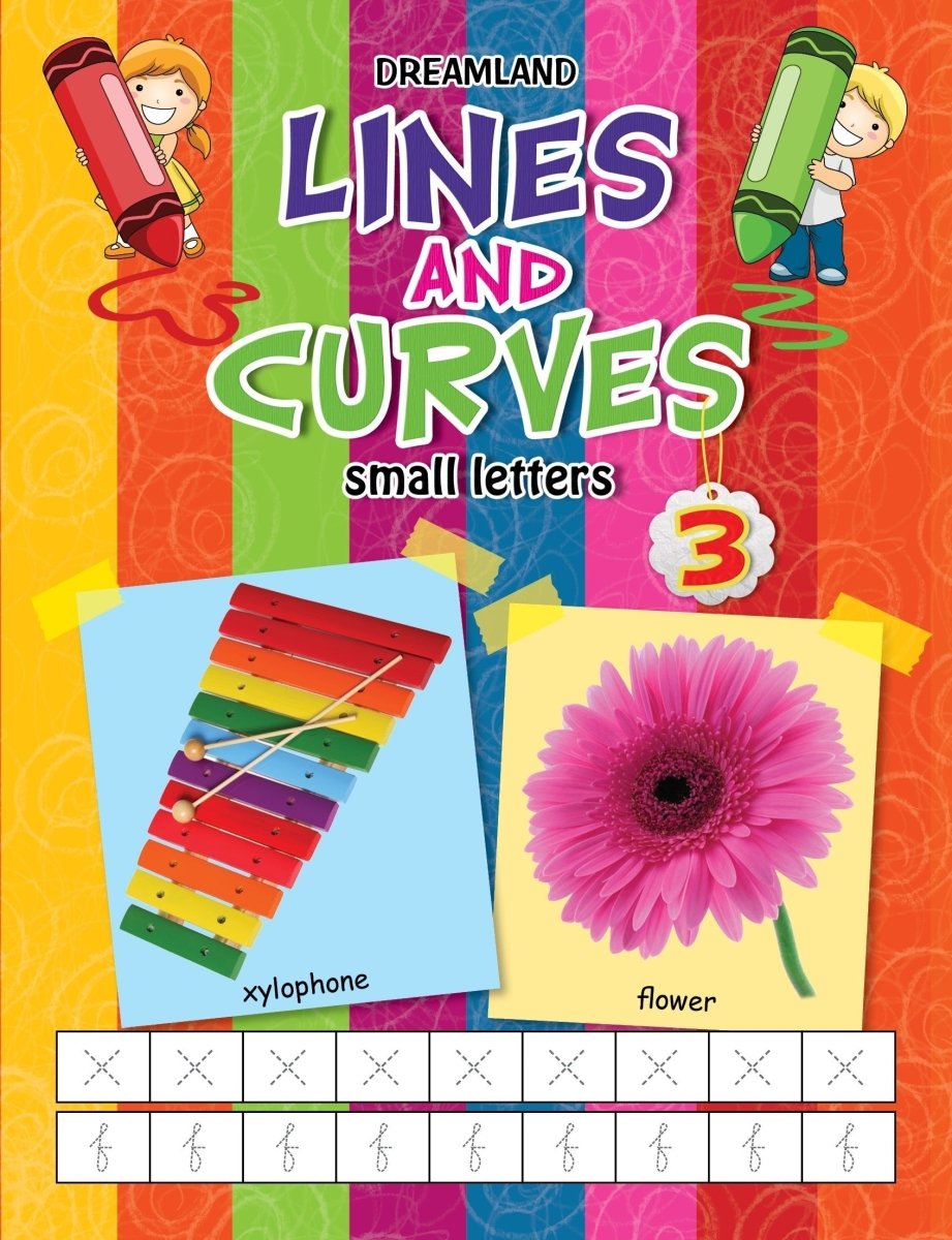 Dreamland Publications Lines And Curves (Small Letters) Part 3 - 9781730152443