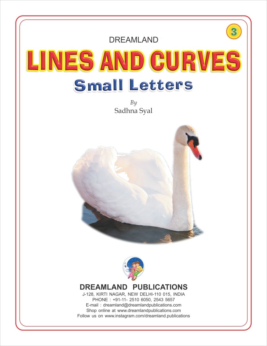 Dreamland Publications Lines And Curves (Small Letters) Part 3 - 9781730152443