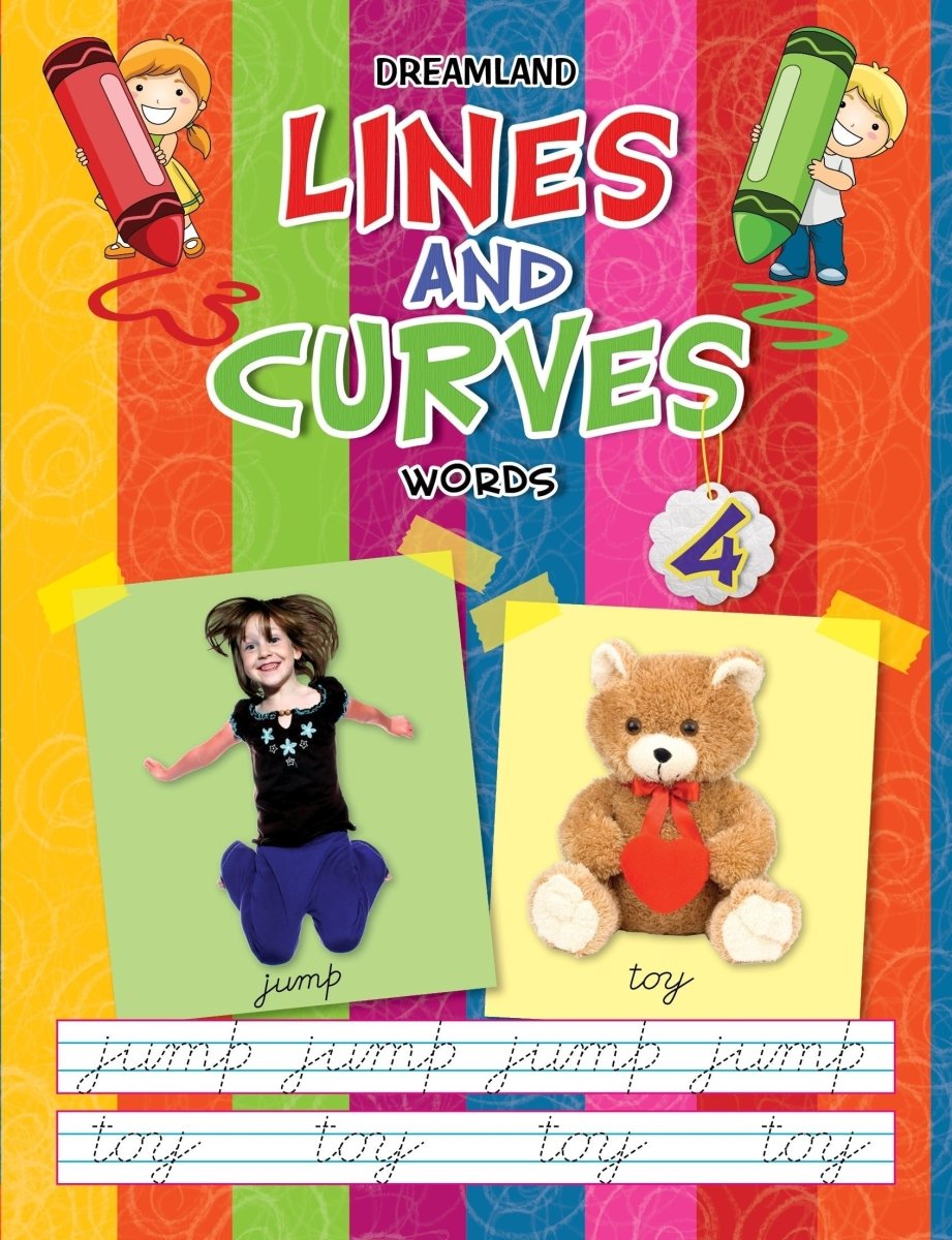 Dreamland Publications Lines And Curves (Words) Part 4 - 9781730152795