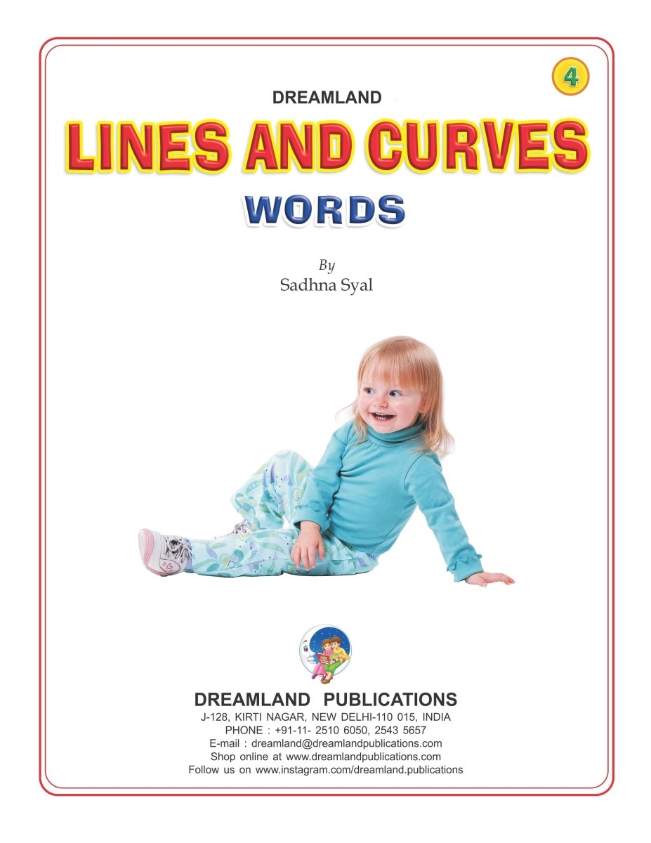 Dreamland Publications Lines And Curves (Words) Part 4 - 9781730152795