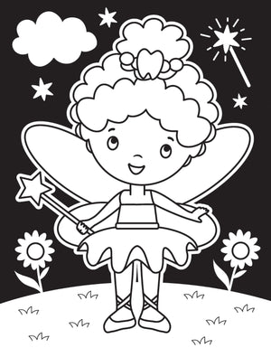 Dreamland Publications Little Fairy Neon Colour and Sticker Dots Book Over 500 Stickers - Kids Learning Books