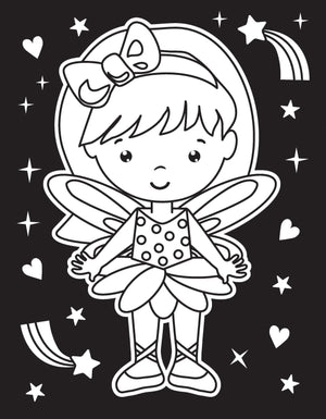Dreamland Publications Little Fairy Neon Colour and Sticker Dots Book Over 500 Stickers - Kids Learning Books