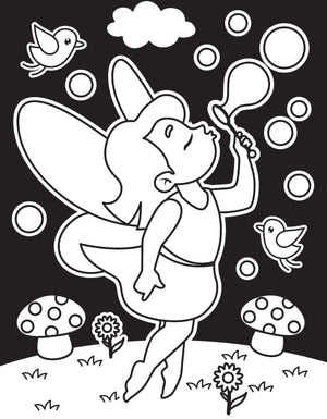 Dreamland Publications Little Fairy Neon Colour and Sticker Dots Book Over 500 Stickers - Kids Learning Books