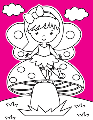 Dreamland Publications Little Fairy Neon Colour and Sticker Dots Book Over 500 Stickers - Kids Learning Books