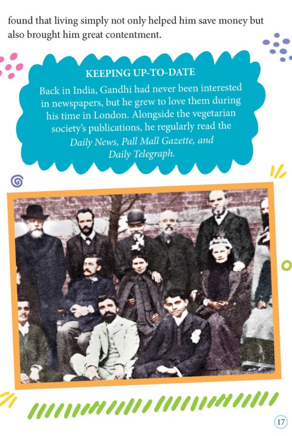 Dreamland Publications Mahatma Gandhi Icons of Inspiration Illustrated Biography for Kids Age 6 - 12 Years - 9789358069747